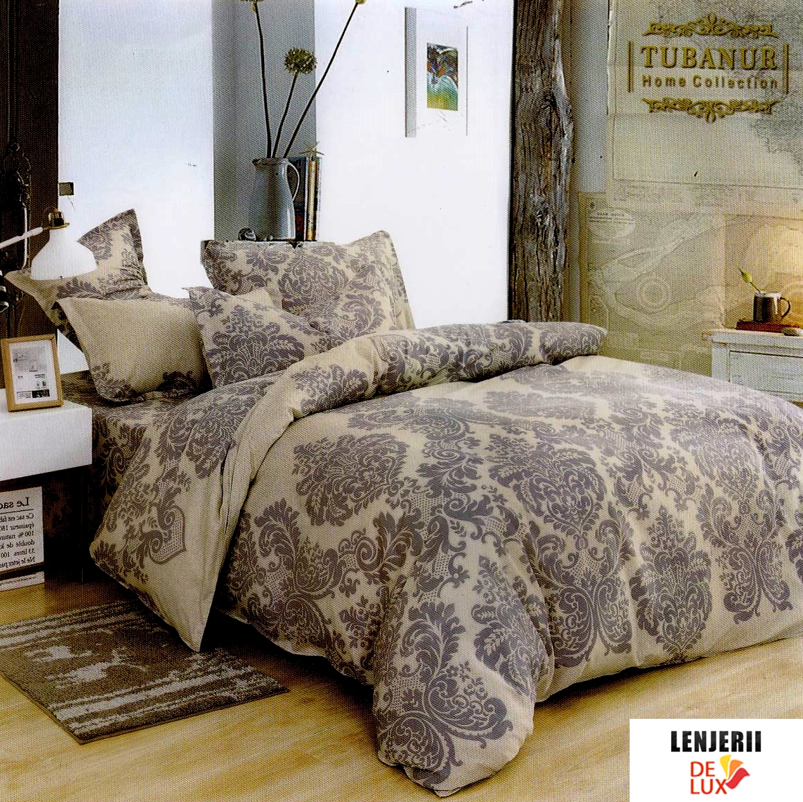 ceașcă Nouălea Barry  Lenjerie de pat pentru un dormitor elegant din bumbac satinat 6 piese |  Lenjerii-DeLux.ro