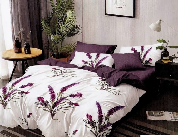 Lenjerie de pat pat alba cu levantica din finet Pucioasa formata din 6 piese